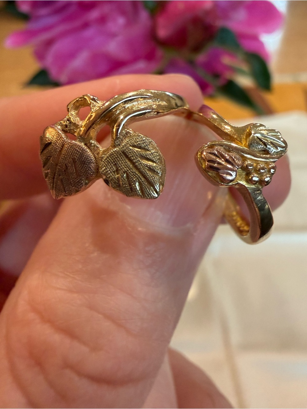 Two Black Hills Gold Rings